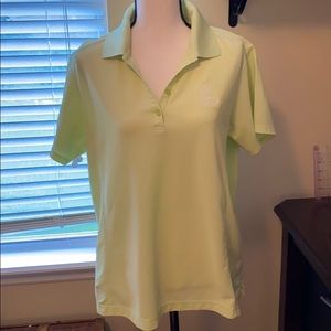 Light green women’s polo shirt